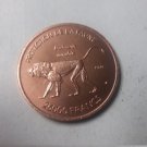 Rare 2007 Ivory Coast copper 25000 fr essai pattern Baboon