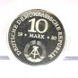 Rare 1980 DDR(East Germany) 10 Marks Silver Cameo Proof-Scharnhorst-mintage 5500