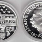 1997 Luxembourg Large Proof Silver 25 Ecu-Grand Duke Adolph