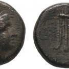 Ancient Greece  261-246 BC SELEUKID ANTIOCHOS II THEOS APOLLO TRIPOD SARDES