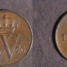 1876 Netherlands 1 Cent-nice cond.