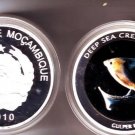 Mozambique 2010 Large  Medal-Deep Sea Creatures-Gulper Eel