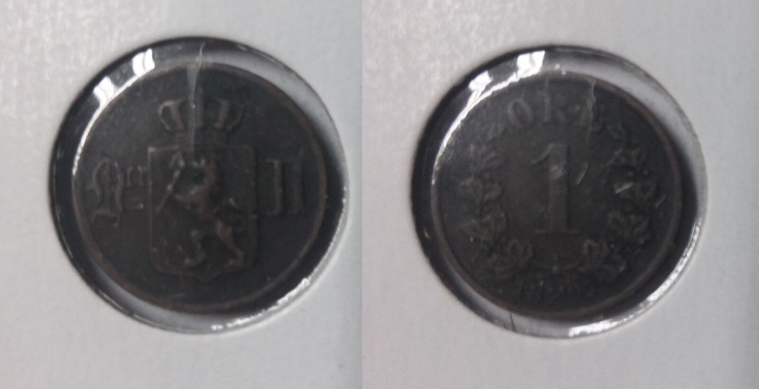 1897 Norway 1 Ore