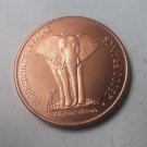 Rare 2007 Burkino Faso Copper 25000 fr essai pattern Elephant
