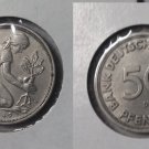 1949 D Germany  50 Pfennig- Nice