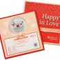 2012 Niue Large Proof Color Silver $1 Happy in Love/Rabbit/Glass Heart/Gift wrap