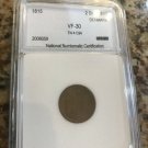 1815 Denmark 2 skilling, slabbed