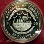2000 Liberia Large Silver Proof $20 World Capitals-Paris