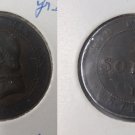 1866 R Italy Papal States Vatican 1 Soldo