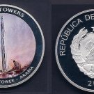 Mozambique 2010 Huge 50mm Color Medal-World Skyscrapers-Nakheel Tower Arabia