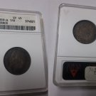 1859 A France Silver 1 Franc- ANACS EF 45