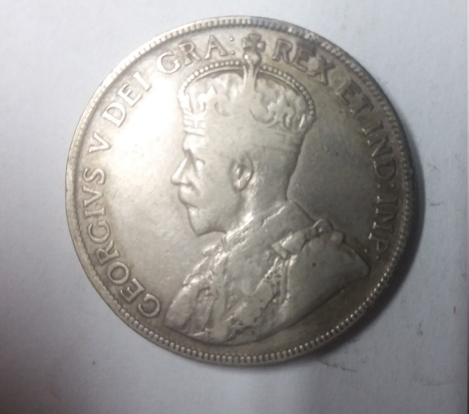 Canada 1918 Silver 50 Cents