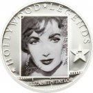 2011 Cook Is Large  Silver 5$ Hollywood  Legends-Elizabeth Taylor
