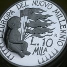 San Marino 1998 Large Proof Silver 10000 L Millenium-Child