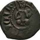 Armenia(Cilicia) 1289-1305  HETOUM II KARDEZ SCEPTER CROSS POTENT BRONZE