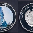 Mozambique 2010 Huge 50mm Color Medal-World Skyscrapers-Dynamic Tower Arabia