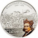 2009 Cook Is Large Color Silver 5$ Great Battles Grunwald/Jagiello