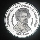 Rare 2007 Mali Silver Proof 2500 fr essai pattern Abolition of Slavery, Douglas