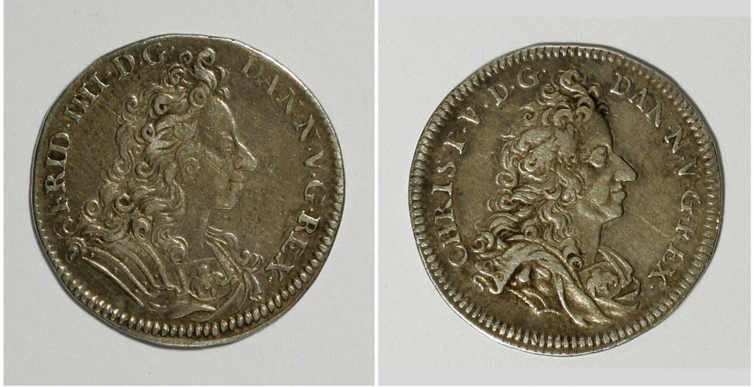 Very Rare 1699 Denmark 1 Ducat pattern- PN36