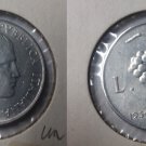 1950 Italy 5 Lire Grape- Nice