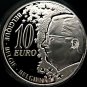 2002 Belgium Silver Proof 10 euro-Train/King