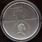Rare 2010 Cook Is Large Silver 5$ Jerusalem 2 Crusade King Louis France