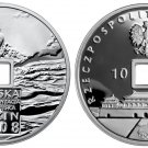2008 Poland AG PF 10 ZL Bejing Olympics Sailing/Forbidden City Palace/Old Coin
