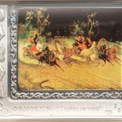 2012 Cook Is Large Silver Color Proof $5- Troika in Summer - Fedoskino,Russia