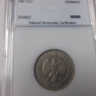 Scarce 1956 F Germany 1 Mark - Nice