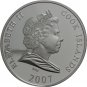 2007 Cook Is Large Silver Goldplated 3D Proof 10$ Sydney Harbour Bridge