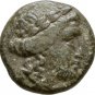 Ancient Greece 2 cent BC Larissa THESSALY LEAGUE APOLLO ATHENA ITONIA AE #2