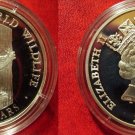 1990 Cook Is Large Silver Proof  50$ Fauna Panda