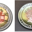 2010 Fiji Large Tri-metal  $1 World Cup Soccer/Animals-Antelope-Impala