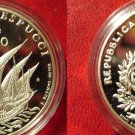 1995 San Marino Large silver Proof 10000 L Amerigo Vespucci/Sailing Ship