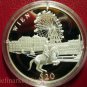 2000 Liberia Large Silver Proof $20 World Capitals-Vienna