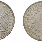 Scarce 1960 G Germany Silver  5 Marks - Nice #2