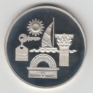 1993 Israel  Large Proof Silver 2 Sh-Tourism