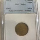Rare 1950 G Germany Proof  10 Pfennig- mintage 1800, slabbed #2