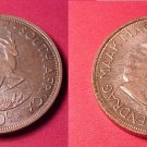 1964 South Africa Large Proof Silver 50 C- Springbok Antelope/van Riebeeck