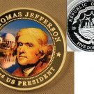 Liberia 2009 Large $5- Jefferson