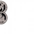Rare 1996 Peru Lrg.Silver pattern 20 S Olympic .Discus T2