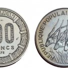 Rare 1975 Congo Essai 100 francs Eland Antelope nice BU