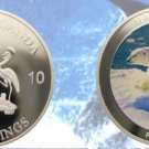 Uganda 2010 Huge 50mm Color 100 Shillings-Maneaters- Polar Bear
