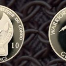 2010 Congo Large 10 Fr-Warriors- Roman Gladiator