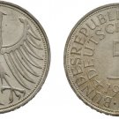 Scarce 1951 D Germany Silver  5 Marks - Nice