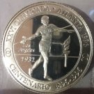 Ex.Rare 1996 Peru Lrg.Silver piedfort 20 S Olympic Javelin T1,mintage 18 pc