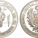 Extra Rare 1996 Peru Lrg.Silver piedfort 20 S Olympic Flame T3-Mintage 25