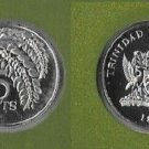 1975 Trinidad &Tobago Proof 25 c chaconia flower
