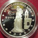 1997 Turkey Large Silver Proof 1500000 L-Euro St.Nicholas(Noel Baba)Church Myra