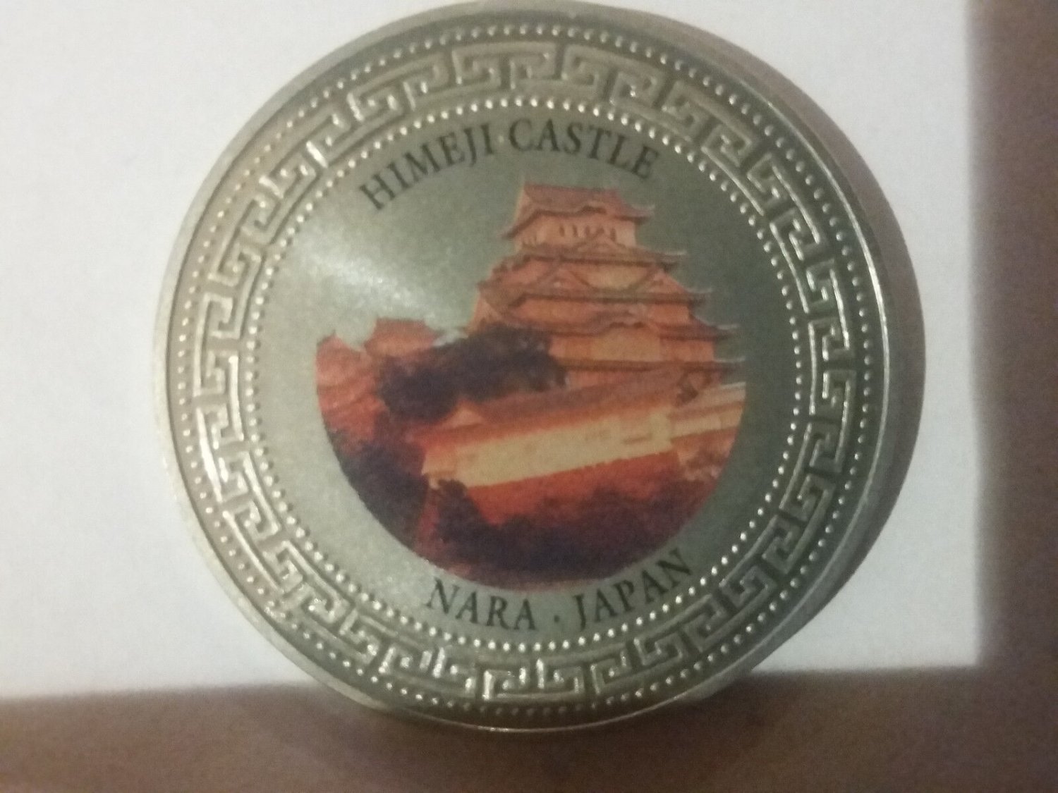 1998 Great Britain  Large Color Prooflike Trade 1$- Himeji Castle,Nara Japan